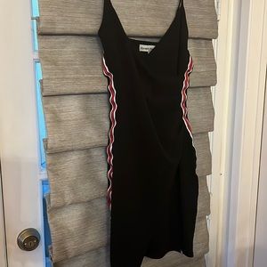 Black with some de red and white stripes